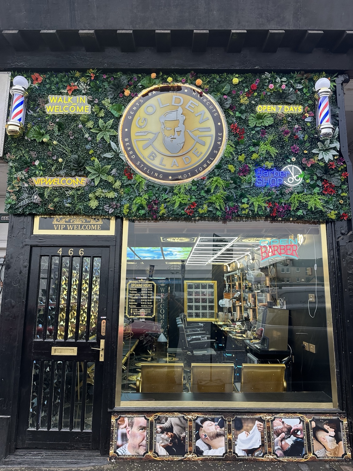 Golden Blade Jordanhill shop exterior